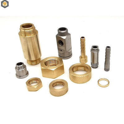 Fabbricazione di metalli di precisione per parti in ottone su misura su tornitura/fresatura/perforazione a tornio CNC