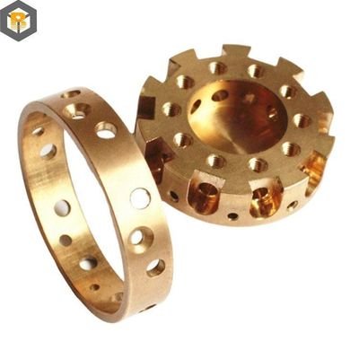 Macchine per rivestimento metallico ottone CNC Servizio di combinazione di turni per parti di leghe su misura