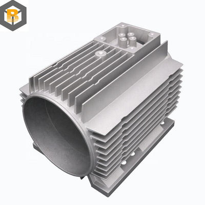 OEM Customized Aluminum Motor Body Spare Part con struttura di camera a pressione verticale