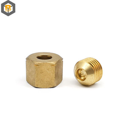 Pezzo di ricambio in metallo bronzo rame con tornitura CNC di precisione a 5 assi in ottone personalizzato 2D/3D/disegno