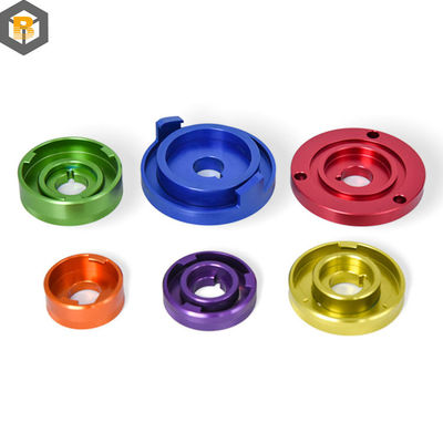 Parti di ricambio in lega di alluminio colorato per OEM Precision Auto Lathe Mini Piccole Parti