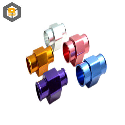 Materiale in alluminio ad alta precisione CNC per macchine a parte con anodizzazione a colori