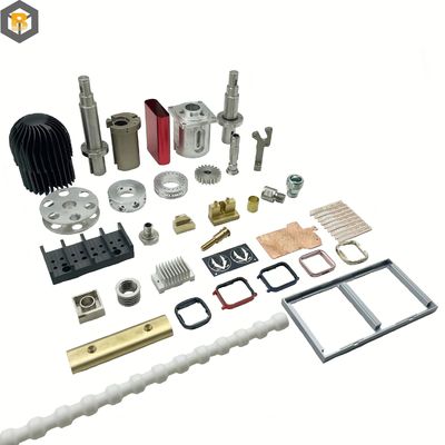 Macchine per taglio di metalli, parti di fresatura a tornitura CNC per pezzi di ricambio in plastica, ottone o alluminio