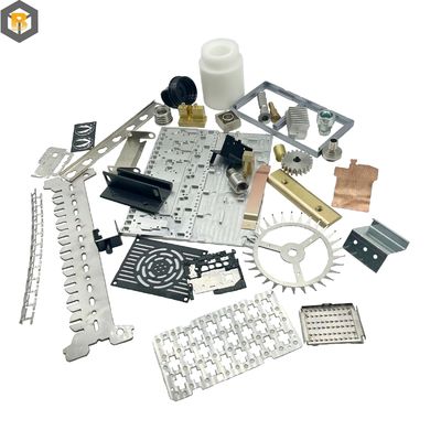 Macchine per taglio di metalli, parti di fresatura a tornitura CNC per pezzi di ricambio in plastica, ottone o alluminio