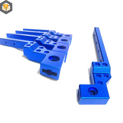 Legatura di metallo nero di alluminio anodizzato di lavorazione su misura per 2D / 3D / disegno CNC parte fresatura