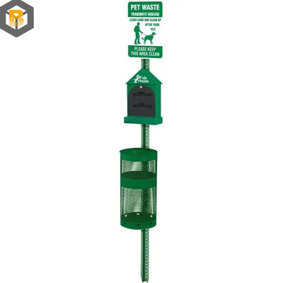 Custom da acciaio inossidabile Pet Waste Station Post Dog Poop Bag Dispenser Station Metal Processing Machine Parte