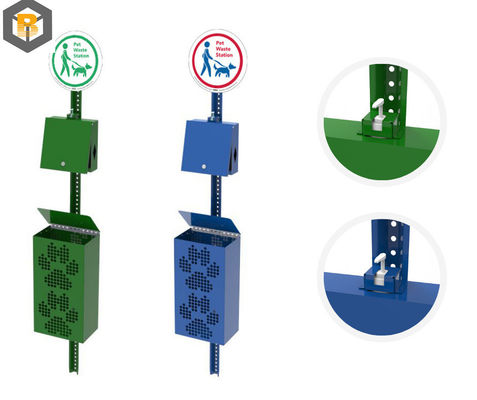 Custom da acciaio inossidabile Pet Waste Station Post Dog Poop Bag Dispenser Station Metal Processing Machine Parte
