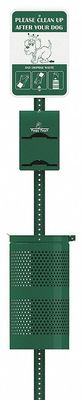 Custom da acciaio inossidabile Pet Waste Station Post Dog Poop Bag Dispenser Station Metal Processing Machine Parte