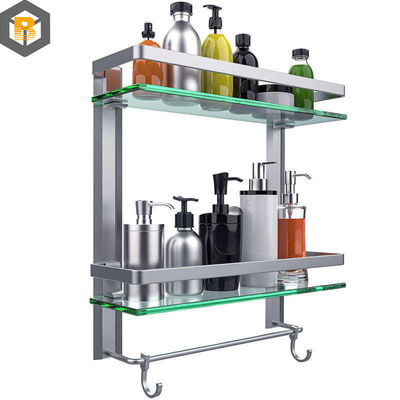 Fabbricazione in metallo accessori di bagno appesi Caddy per organizzazione personalizzata