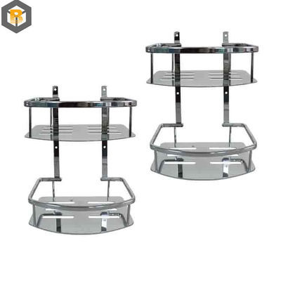 Cassa di grande capacità Cornice in acciaio inossidabile Shower Caddy Custom per 2D / 3D / disegno