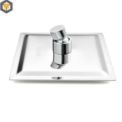 Custom da acciaio inossidabile 3D grande ugello bagno doccia pioggia testa per alta pressione