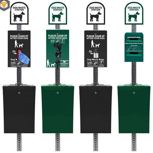 Custom da acciaio inossidabile Pet Waste Station Post Dog Poop Bag Dispenser Station Metal Processing Machine Parte